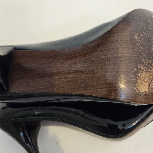 Stuart Weitzman Black Patent Leather Heels - Picture 13 of 14